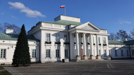 Belweder w Noc Muzeów będzie dostępny dla gości od godz. 17 do godz. 23. Fot. PAP/Albert Zawada