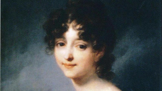 Wilhelmina Żagańska - Katharina Friederike Wilhelmine Benigna von Kurland (1781-1839). Źródło: Josef Grassi, Public domain, via Wikimedia Commons