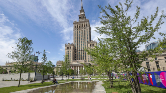 Pałac Kultury i Nauki w Warszawie. Fot. PAP/Szymon Pulcyn