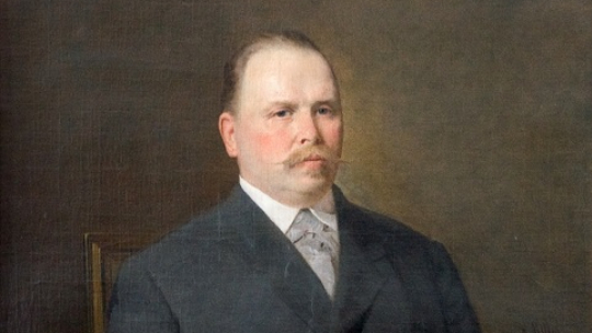 Portret Zygmunta Glogera. Autor: Karol Miller, Public domain, via Wikimedia Commons