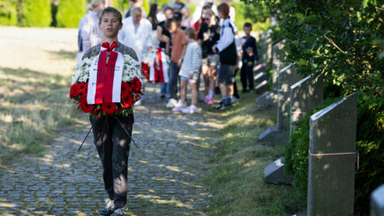 Zułowo, Litwa, 15.08.2025. Obchody 105. rocznicy Bitwy Warszawskiej oraz Święta Wojska Polskiego. Fot. PAP/Valdemar Doveiko