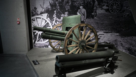 Wystawa stała w nowo otwartym Muzeum Bitwy Warszawskiej 1920 roku w Ossowie. Fot. PAP/Marcin Obara