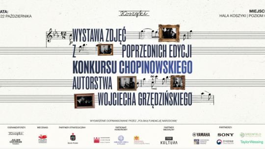 W Hali Koszyki wystawa zdjęć Wojciecha Grzędzińskiego z Konkursów Chopinowskich. Fot materiały prasowe