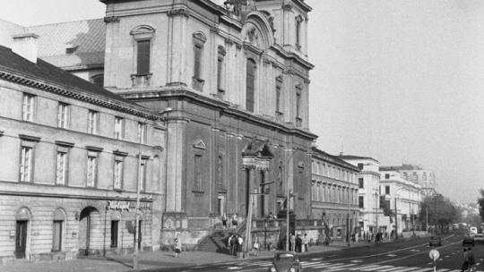 Kościół św. Krzyża w Warszawie, 1980 r., PAP/Jan Morek