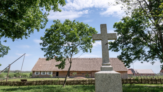 Park etnograficzny poświęcony mennonitom (olędrom) w Wielkiej Nieszawce. Fot. PAP/Tytus Żmijewski