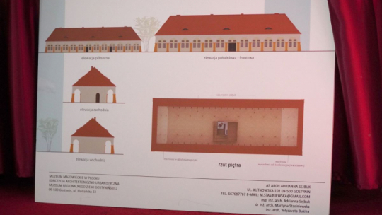 Wuzualizacja siedziby Muzeum Ziemi Gostynińskiej. Fot. Urząd Miasta Gostynin