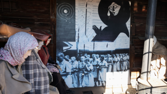 Muzeum Ofiar Represji Politycznych i Totalitaryzmu, mieszczące się na terenie byłego obozu Ałżir w Astanie. Fot. PAP/Albert Zawada