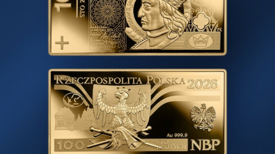Złota moneta kosztuje 20 300 zł. Fot. NBP