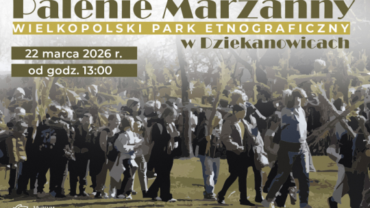 Palenie Marzanny przy Muzeum na Lednicy. Fot. materiały prasowe Muzeum Pierwszych Piastów na Lednicy