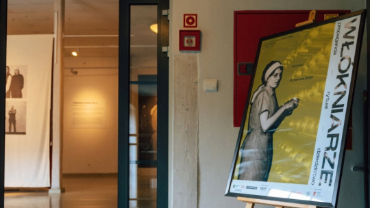 Wystawa „Włókniarze - propaganda, rytuał, dziedzictwo” w Starej Fabryce, oddziale bielskiego Muzeum Historycznego. Fot. Muzeum Historyczne w Bielsku-Białej