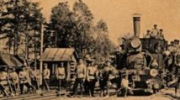 Fot. Stacja kolejowa w Baranowiczach. Źródło: Dom Spotkań z Historią