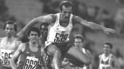 Bronisław Malinowski na Igrzyskach Olimpijskich w Moskwie. 1980 r. Fot. PAP/CAF/S. Momot 