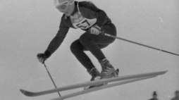 Andrzej Bachleda-Curuś na X Zimowych Igrzyskach Olimpijskich. Grenoble, 1968-02. Fot. PAP/CAF 