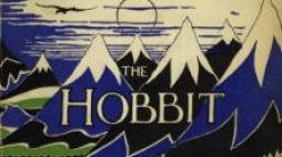 Okładka pierwszego wydania powieści "Hobbit, czyli tam i z powrotem" Tolkiena. Fot. PAP/EPA