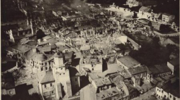 Zniszczenia centrum Wielunia z 1 września 1939 r. Źródło: Muzeum Ziemi Wieluńskiej w Wieluniu.