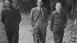 Od lewej: Henryk Zygalski, Jerzy Różycki i Marian Rejewski. Fot. PAP/Reprodukcja