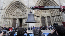 Nowe dzwony dla katedry Notre Dame w Paryżu. Fot. PAP/EPA