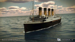 Titanic II - komputerowa wizualizacja. Fot. PAP/EPA
