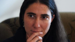 Kubańska filolog i dziennikarka Yoani Sanchez. Fot. PAP/A. Warżawa