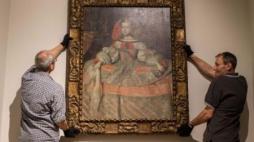Obraz "Infantka" Diego Velazqueza w Muzeum Narodowym we Wrocławiu.  Fot. PAP/M. Kulczyński