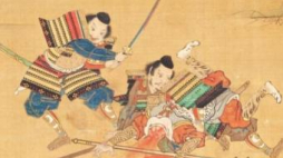 Ilustracja do znanej japońskiej legendy Shuten Dōji , XIX w., papier, farby wodne. Fot. Muzeum Narodowe we Wrocławiu