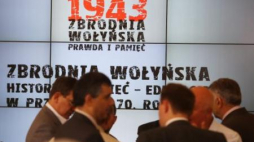 Konferencja naukowa "Zbrodnia Wołyńska. Historia - Pamięć - Edukacja. W przededniu 70. rocznicy". Fot. PAP/T. Gzell