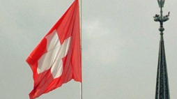 Flaga Szwajcarii. Fot. PAP/EPA