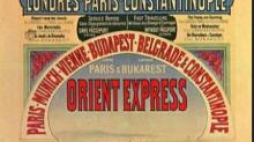 Plakat reklamowy Orient Expressu. Źródło: Wikimedia Commons