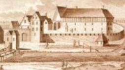 Zamek w raciborzu na przełomie XVII i XVIII w. Źródło: Wkimedia Commons