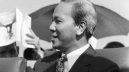 Gen. Nguyen Van Thieu prezydent Wietnamu Południowego. Sajgon. Listopad 1972. Fot. PAP/EPA