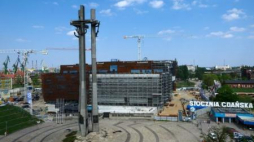 Widok na budowę Europejskiego Centrum Solidarności w Gdańsku. 18.05.2013. Fot. PAP/A. Warżawa
