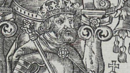 Władysław Jagiełło; drzeworyt, 1521 r. Źródło: Biblioteka Narodowa