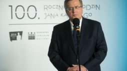 Prezydent Bronisław Komorowski. Fot. PAP/G. Michałowski