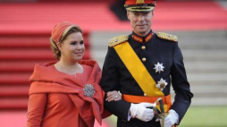 Wielki książę Luksemburga Henryk z małżonką Marią Teresą. Fot. PAP/EPA