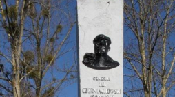 Fragment pomnika gen. Czerniachowskiego. Fot. PAP/T.Waszczuk