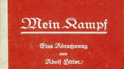 Pierwsze wydanie "Mein Kampf". Fot. PAP/EPA