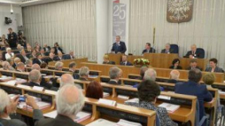 Uroczyste posiedzenia z okazji 25-lecia odrodzonego Senatu. Fot. PAP/R. Pietruszka 