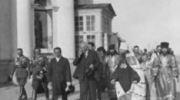Wizyta prezydenta RP Ignacego Mościckiego na Wołyniu - pobyt w Łucku. 06.1929. Fot. NAC