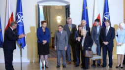 Prezydent Bronisław Komorowski w czasie uroczystości z okazji otwarcia wystawy stałej MHŻP. Fot. PAP/J. Turski