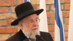 Naczelny rabin Izraela Meir Lau. Fot. PAP/