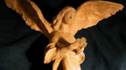 Rzeźba „Anioł” Zofii Pociłowskiej-Kann. Źródło: IPN