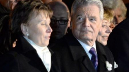 Prezydent Niemiec Joachim Gauck ostrzegł w piątek podczas obchodów 70. rocznicy zniszczenia Drezna. Fot. PAP/EPA