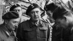 gen. Stanisław Maczek, dowóca 1. Dywizji Pancernej. Lipiec, 1944 r. Fot. NAC