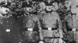 SS-mani z obozu zagłady w Treblince: Paul Bredow, Willi Mentz, Max Möller i Josef Hirtreiter. Źródło: Muzeum w Treblince