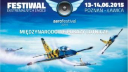 Plakat pokazów lotniczych "Aerofestival 2015"