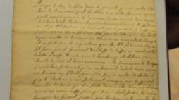 Oryginalny odpis „Traktatu gdańskiego” odzyskany przez nowojorską Fundację Rodziny Blochów. Fot. PAP/G. Jakubowski