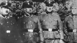 Członkowie załogi obozu zagłady w Treblince: Paul Bredow, Willi Mentz, Max Möller i Josef Hirtreiter. Źródło: Wikpedia