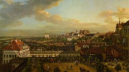 Widok Warszawy z tarasu Zamku Królewskiego 1773 r. Bernardo Bellotto zw. Canaletto. Źródło: Muzeum Narodowe w Warszawie