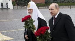 Prezydent Rosji Władimir Putin i Patriarcha Cyryl z Moskwy i Wszechrusi. Fot. PAP/EPA