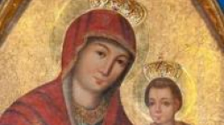 Fragment ikony „Brama Miłosierdzia”. Fot. ks. B. Stepan